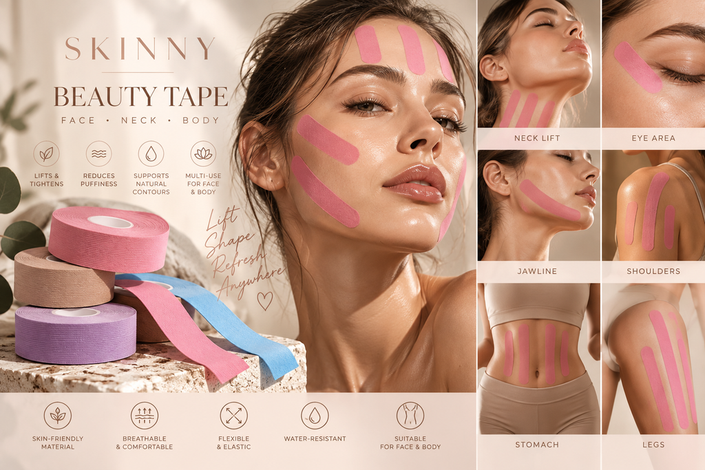 Beauty Tape — სახისა და სხეულის ელასტიკური ტეიპი