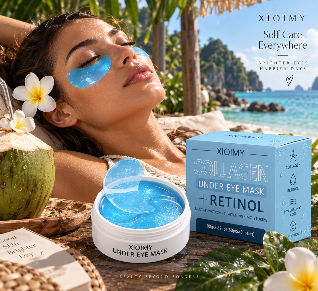 ✨ XIOIMY Collagen Under Eye Mask + Retinol — თვალის პაჩები